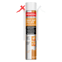 PENOSIL Max Gap Filler - šiaudelinės sandarinimo putos didelėms ertmėms