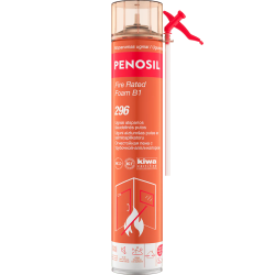PENOSIL Fire Rated Foam B1 296 - ugniai atsparios šiaudelinės putos