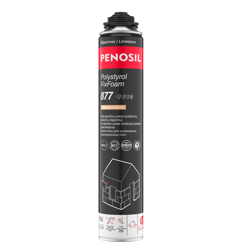 PENOSIL Polystyrol FixFoam 877 - klijuojančios putos