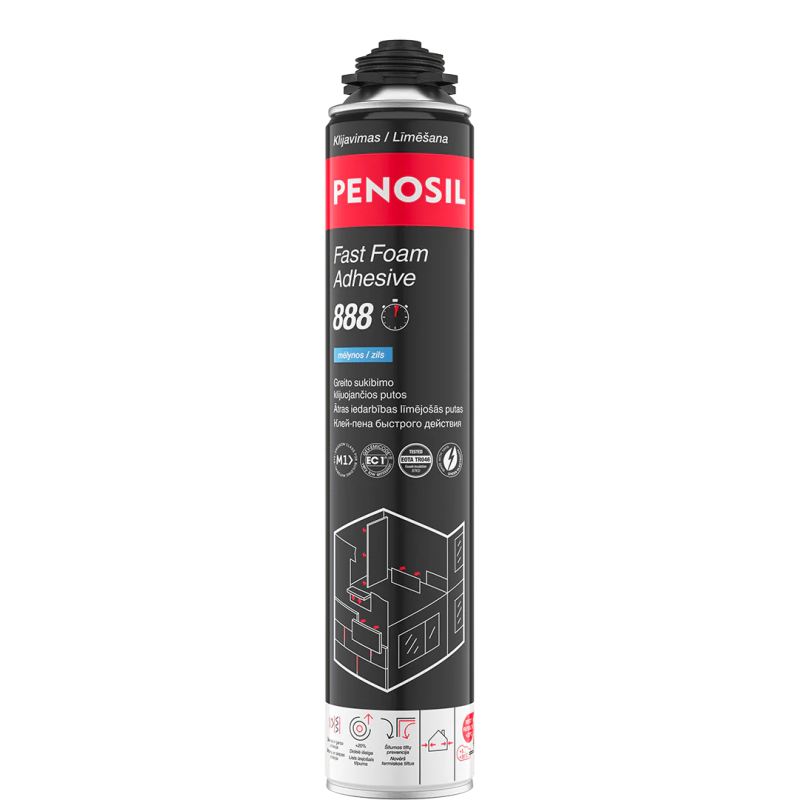 PENOSIL Fast Foam Adhesive 888 - Greito sukibimo klijuojančios putos