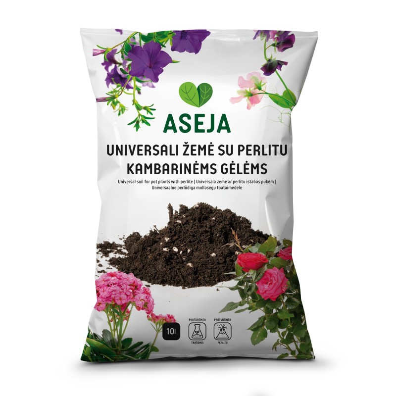 Universali kambarinėms gėlėms su perlitu 10L
