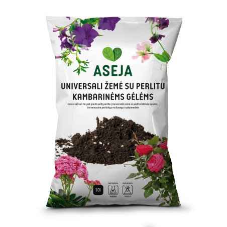 Universali kambarinėms gėlėms su perlitu 10L