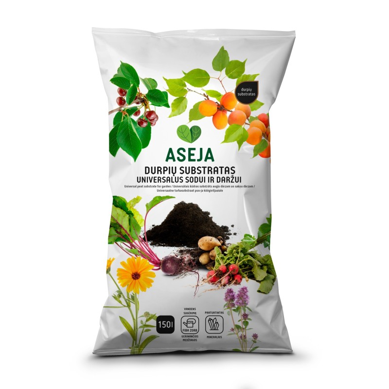 Durpių substratas universalus sodui ir daržui ASĖJA 150L