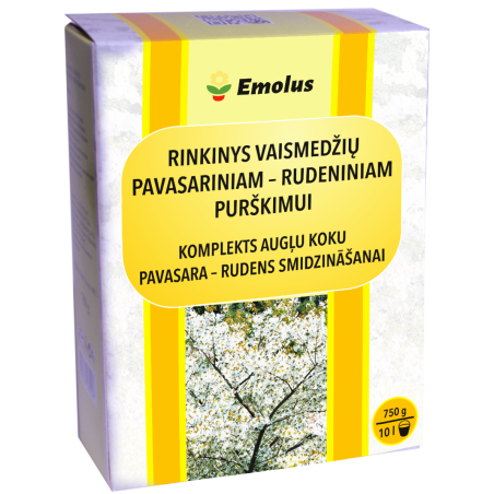 Rinkinys vaismedžių pavasariniam-rudeniniam purškimui EMOLUS 750g