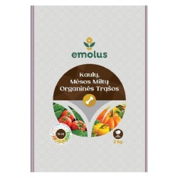 Kaulų miltų organinė trąša EMOLUS 2 kg