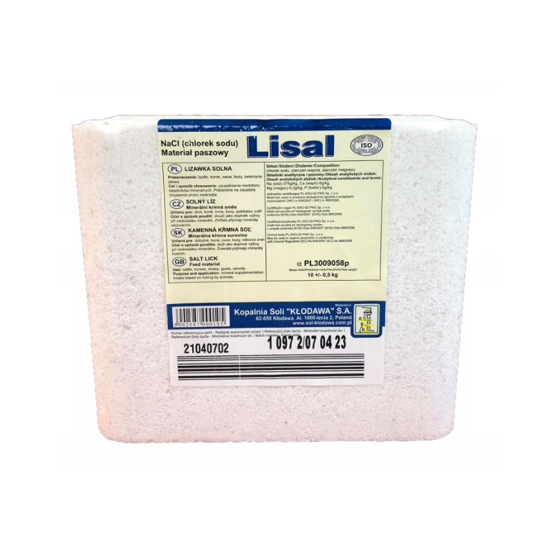gyvulių laižomoji druska LisaL 10kg