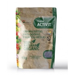 Organinės granuliuotos ekologiškos trąšos Activit EMOLUS 4 kg