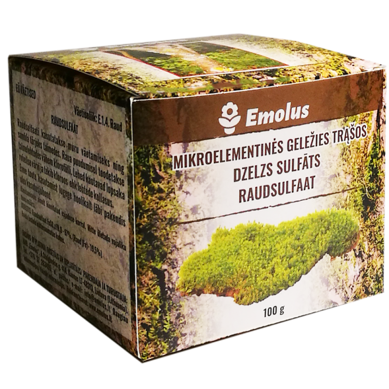 Mikroelementinės geležies trąšos EMOLUS 0.1kg