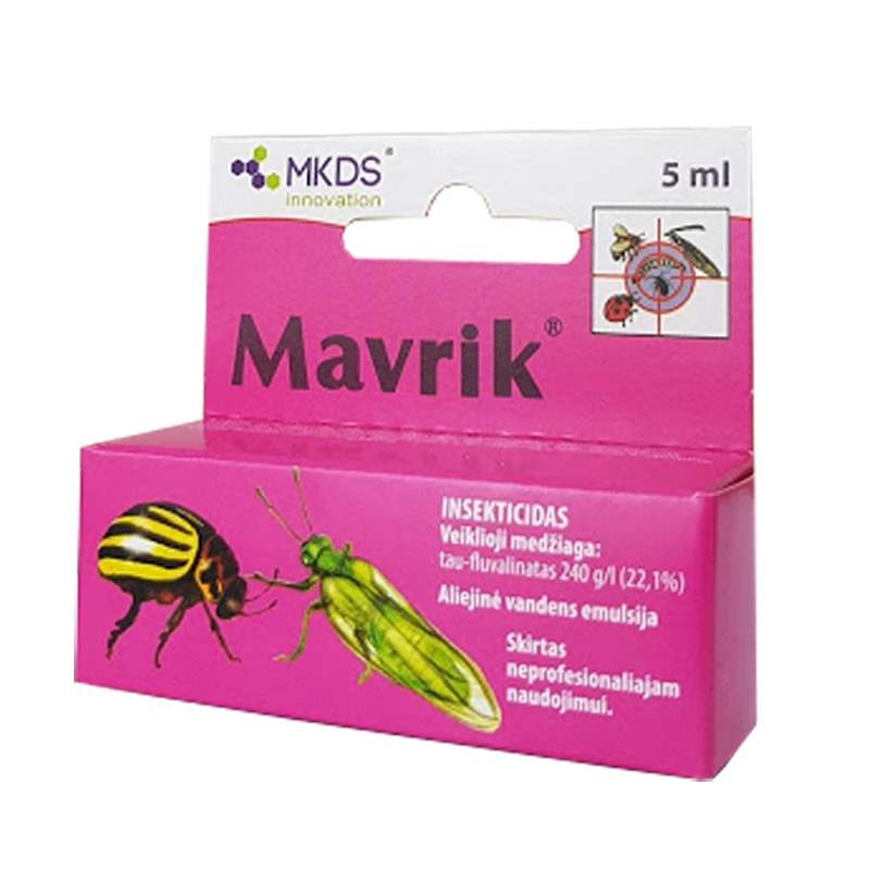 Insekticidas nuo kenkėjų daržovėms ir gėlėms Mavrik 5ml