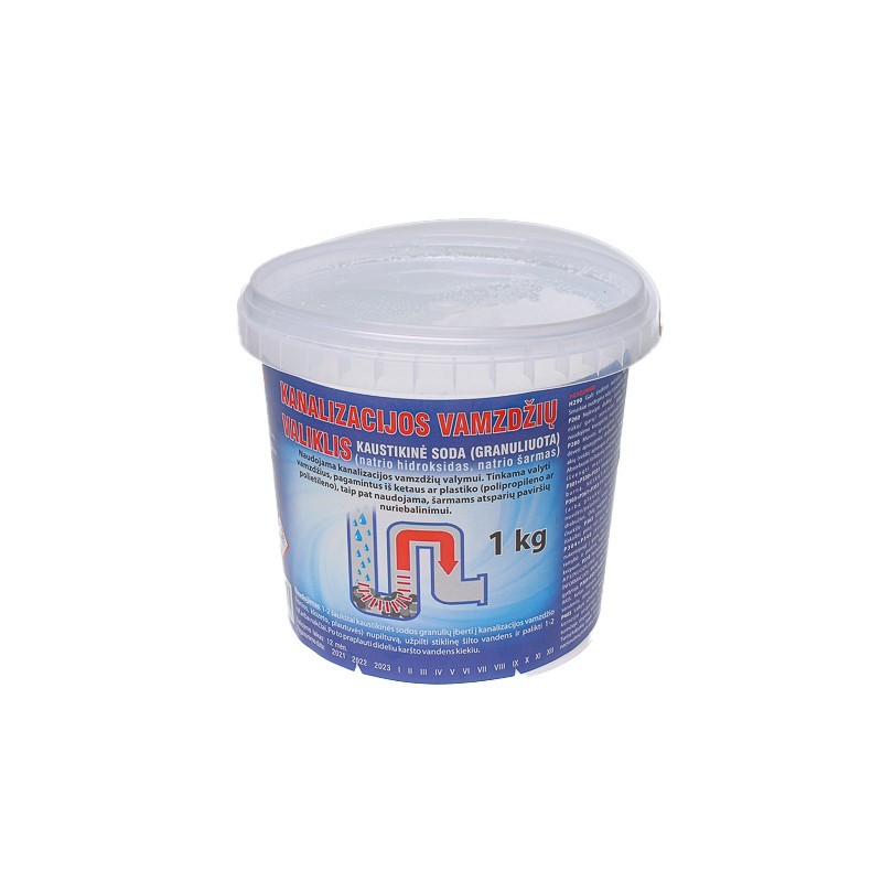 Kanalizacijos vamzdžių valiklis 1kg