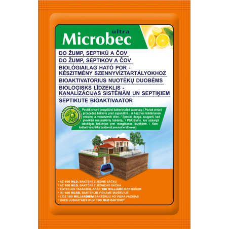 BROS Microbec 25g maiš.priemonė nuotekų duobėms