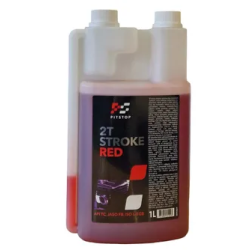 Tepalas dvitakčiams varikliams 2T TC-W3 raudonas su dozatoriumi Pit Stop 1L