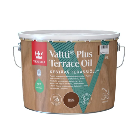Valtti Plus Terrace Oil  lauko medienos aliejus Juodas / Rudas / Pilkas
