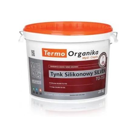 Silikoninis tinkas SILVER to-TSS 25kg 1,5mm/2mm samana