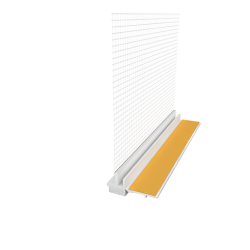 PVC deformacinis profilis langams/durims 108 plus (su tinkleliu)