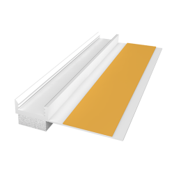 PVC deformacinis profilis langams/durims 108 (9 mm) (be tinklelio)