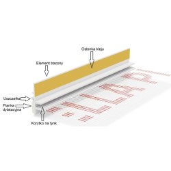 BellaPlast 108 profilis (su tinkleliu) RAL 8017