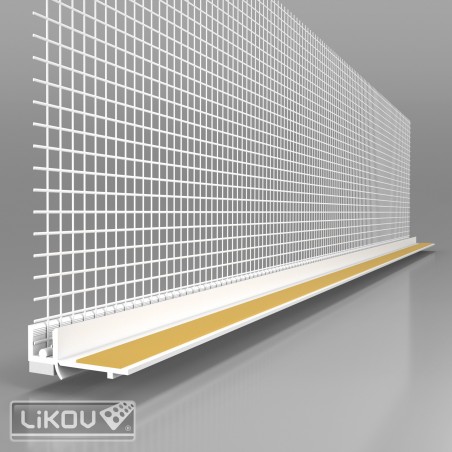 LIKOV PVC deformacinis profilis 108 6mm (su tinkleliu)