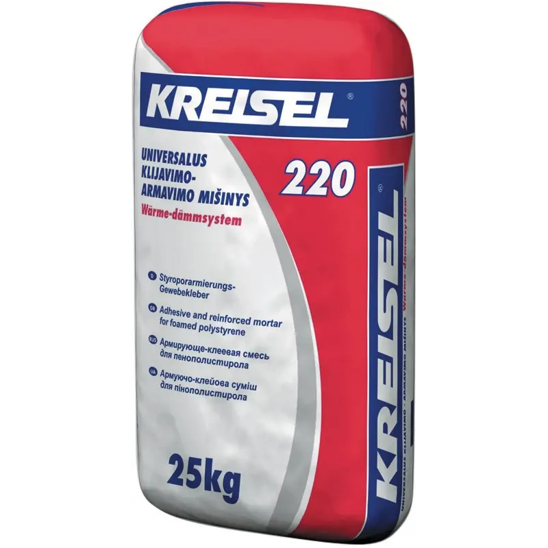 Universalus klijavimo-armavimo mišinys WÄRME-DÄMMSYSTEM 220