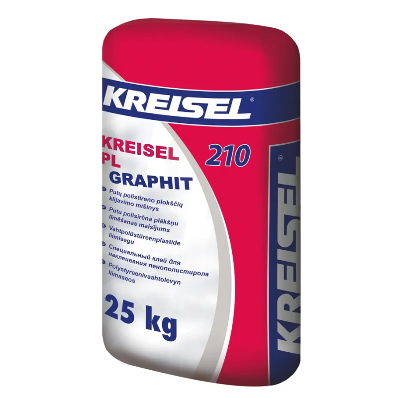 Polistireno (neoporo) klijavimo mišinys KREISEL PL 210 GRAPHIT
