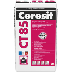 Klijai ir armuojamasis mišinys putų polistireno plokštėms CERESIT CT 85