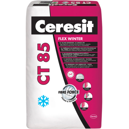 Armavimo ir klijavimo mišinys EPS CERESIT CT 85 WINTER (žieminis)
