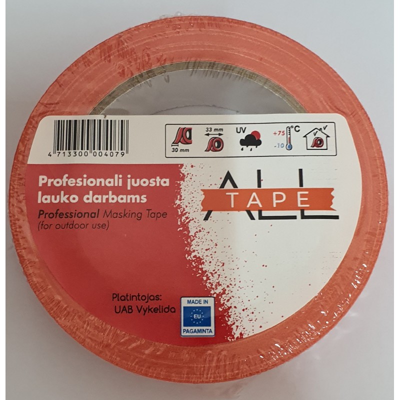 Profisionali juosta lauko darbams Orange ALLTAPE lauko darbams