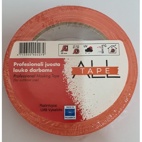 Profisionali juosta lauko darbams Orange ALLTAPE lauko darbams