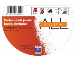 Profisionali juosta lauko darbams Orange ALLTAPE lauko darbams