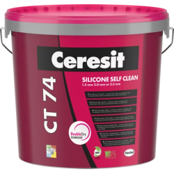 Savaime išsivalantis silikoninis tinkas CERESIT CT 74 SILICONE SELF CLEAN