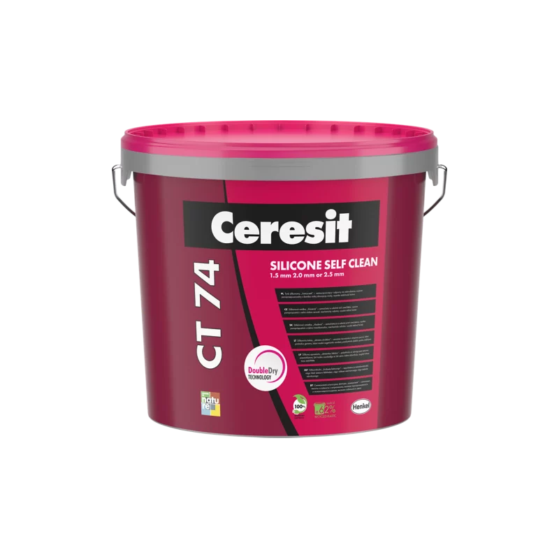 Savaime išsivalantis silikoninis tinkas CERESIT CT 74 SILICONE SELF CLEAN
