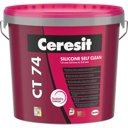 Savaime išsivalantis silikoninis tinkas CERESIT CT 74 SILICONE SELF CLEAN